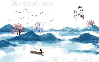 File tranh File gốc in tranh tổng hợp tường nền K40356 (gốc) in backlit film