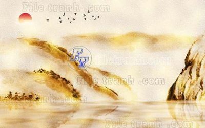 Tải file File gốc in tranh tổng hợp tường nền K40421 (gốc) chủ đề phong thủy