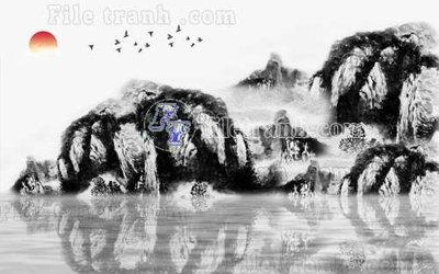 File in mica File gốc in tranh tổng hợp tường nền K40422 (bản gốc) làm vách ngăn