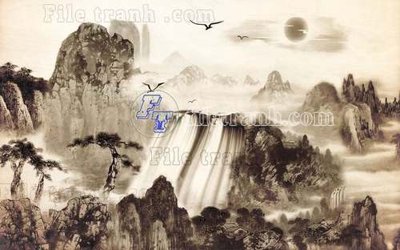 Tải file gốc File gốc in tranh tổng hợp tường nền K40479 (in bạt) quảng cáo