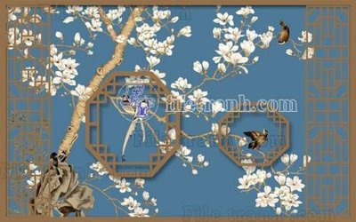 File gốc File gốc in tranh tổng hợp tường nền K40494 (phong cách) cổ điển