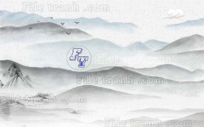 File gốc File gốc in tranh tổng hợp tường nền K40509 (trang trí) phòng ngủ