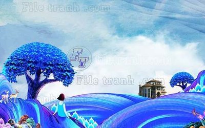 Chi tiết file ảnh File gốc in tranh tổng hợp tường nền K40518 sắc nét