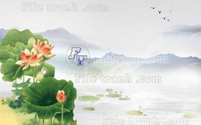 File ảnh File gốc in tranh tổng hợp tường nền K40521 (gốc) in poster