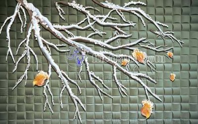 File gốc File gốc in tranh tổng hợp tường nền K40523 (in tráng gương) ốp tường