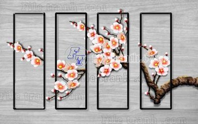 File tranh gốc File gốc in tranh tổng hợp tường nền K40526 (bản quyền) file PSD