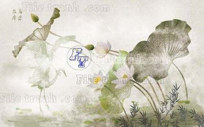 File tranh File gốc in tranh tổng hợp tường nền K40533 (gốc) phong cách tối giản