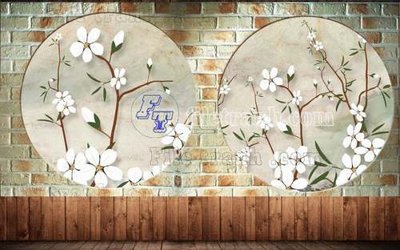 Download file tranh File gốc in tranh tổng hợp tường nền K40546 (file gốc PSD)