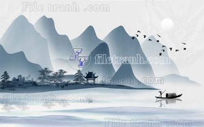 Tải xuống file tranh gốc File gốc in tranh tổng hợp tường nền K40555 (PSD/TIFF)