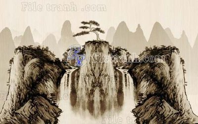 File gốc File gốc in tranh tổng hợp tường nền K40569 (ảnh chi tiết) để in trần