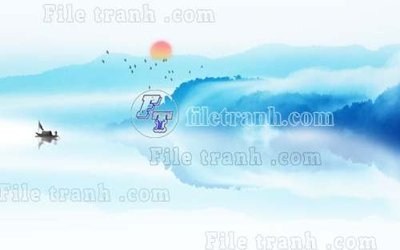 File gốc File gốc in tranh tổng hợp tường nền K40578 (cho in ấn) độc quyền