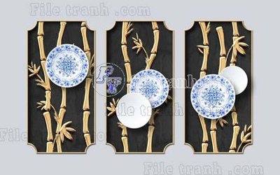 File gốc File gốc in tranh tổng hợp tường nền K40582 (phong cách) cổ điển