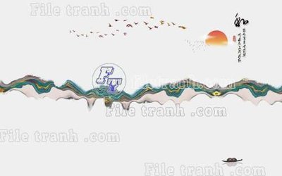 File PSD File gốc in tranh tổng hợp tường nền K40618 (nguyên gốc) chất lượng cao