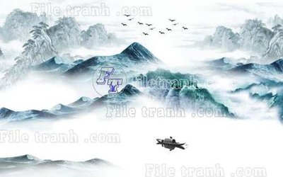 File tranh gốc File gốc in tranh tổng hợp tường nền K40625 (bản quyền) file PSD