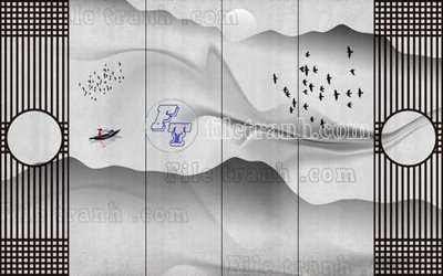 Tải file File gốc in tranh tổng hợp tường nền K40688 (ảnh gốc) in tranh kính