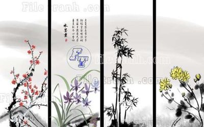 Download file File gốc in tranh tổng hợp tường nền K40694 (gốc) in mica đèn LED