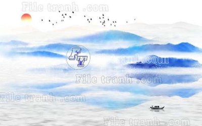 File gốc File gốc in tranh tổng hợp tường nền K40700 (trang trí) phòng ngủ