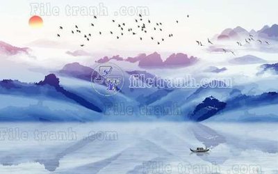 File tranh File gốc in tranh tổng hợp tường nền K40762 (ảnh gốc) độc quyền