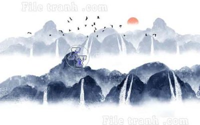 File in lụa File gốc in tranh tổng hợp tường nền K40794 (tân cổ điển) File gốc in tranh tổng hợp tường nền K40794