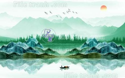 File tranh File gốc in tranh tổng hợp tường nền K40819 (gốc) chủ đề trừu tượng