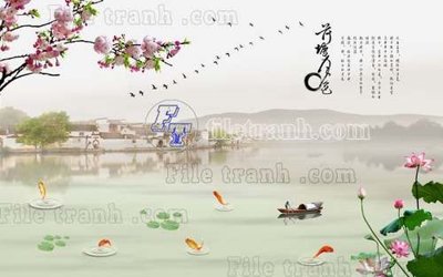 Hình ảnh file gốc in trần nhà File gốc in tranh tổng hợp tường nền K40821