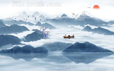 File tranh File gốc in tranh tổng hợp tường nền K40824 (ảnh gốc) in trần xuyên sáng