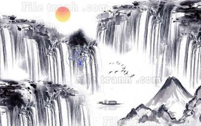 File gốc File gốc in tranh tổng hợp tường nền K40827 (in 3D) nghệ thuật