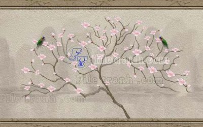 File PSD File gốc in tranh tổng hợp tường nền K40828 (bản gốc) dễ dàng edit