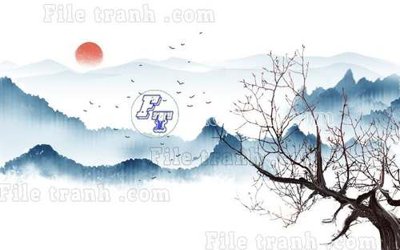 File tranh gốc File gốc in tranh tổng hợp tường nền K40865 (bản quyền) file PSD