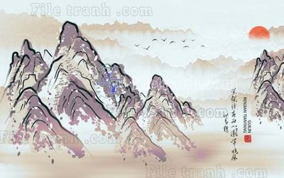 File gốc File gốc in tranh tổng hợp tường nền K40867 (ảnh chi tiết) để in lụa