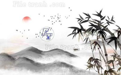 File gốc File gốc in tranh tổng hợp tường nền K40869 (trang trí) phòng ngủ