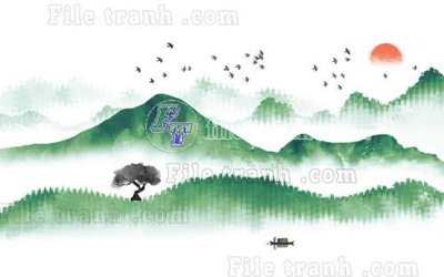 File in trần File gốc in tranh tổng hợp tường nền K40876 (bản gốc) trời sao