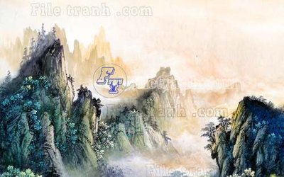 File gốc in ấn File gốc in tranh tổng hợp tường nền K40907 chuẩn màu CMYK