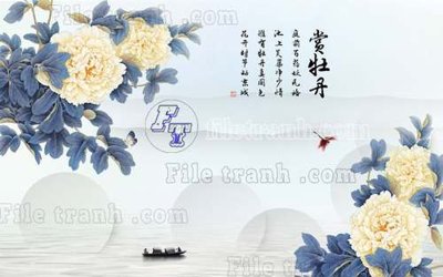 File tranh File gốc in tranh tổng hợp tường nền K40908 (bản gốc) treo tường
