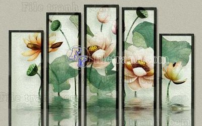 Download file File gốc in tranh tổng hợp tường nền K40912 (chuẩn in) File gốc in tranh tổng hợp tường nền K40912