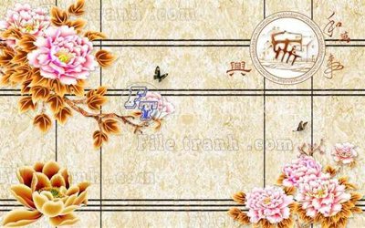 Hình ảnh gốc File gốc in tranh tổng hợp tường nền K40945 (để in khổ lớn)