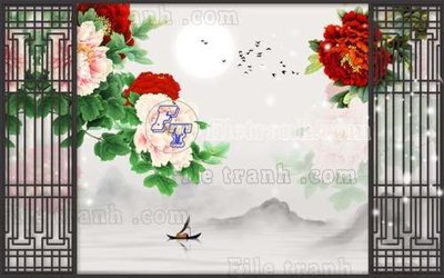 Tải file File gốc in tranh tổng hợp tường nền K40946 (ảnh gốc) độ phân giải 300dpi