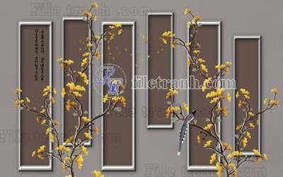 File tranh File gốc in tranh tổng hợp tường nền K40963 (bản gốc) treo tường