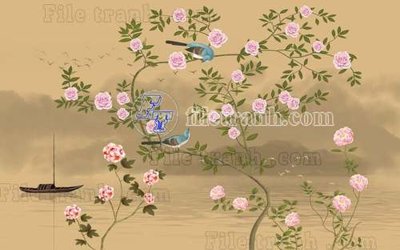 File in trần File gốc in tranh tổng hợp tường nền K40967 (file gốc) chủ đề vũ trụ