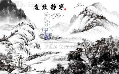 Download file gốc File gốc in tranh tổng hợp tường nền K40970 (in lụa) cao cấp