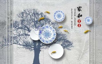 File gốc File gốc in tranh tổng hợp tường nền K40980 (chuẩn CMYK) cho nhà in