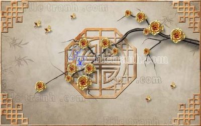 File gốc File gốc in tranh tổng hợp tường nền K40988 (ảnh chi tiết) để in ấn