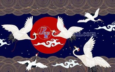 File PSD File gốc in tranh tổng hợp tường nền K41024 (gốc) nhiều lớp (multi-layer)