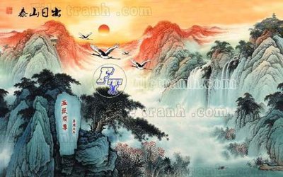 File gốc File gốc in tranh tổng hợp tường nền K41052 (in lụa) hoa văn cổ điển