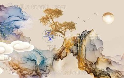 Mua file gốc File gốc in tranh tổng hợp tường nền K41158 (PSD) tại Filetranh.com