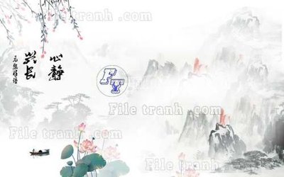 File tranh gốc File gốc in tranh tổng hợp tường nền K41180 (bản quyền) độc đáo