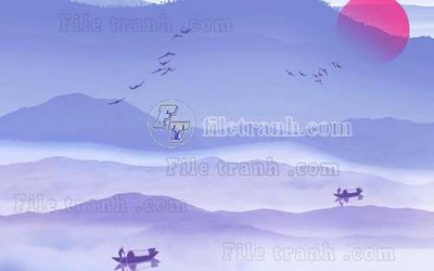 File gốc File gốc in tranh tổng hợp tường nền K41227 (AI/EPS) cho in ấn