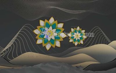 File PSD File gốc in tranh tổng hợp tường nền K41234 (nguyên bản) cho thiết kế