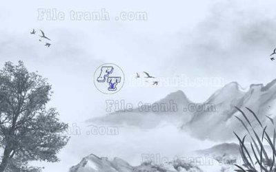 File gốc File gốc in tranh tổng hợp tường nền K41271 (cho in UV) siêu nét