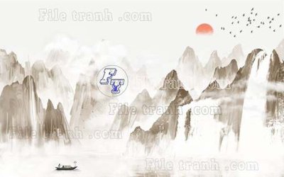 Download file tranh File gốc in tranh tổng hợp tường nền K41281 (file gốc PSD)